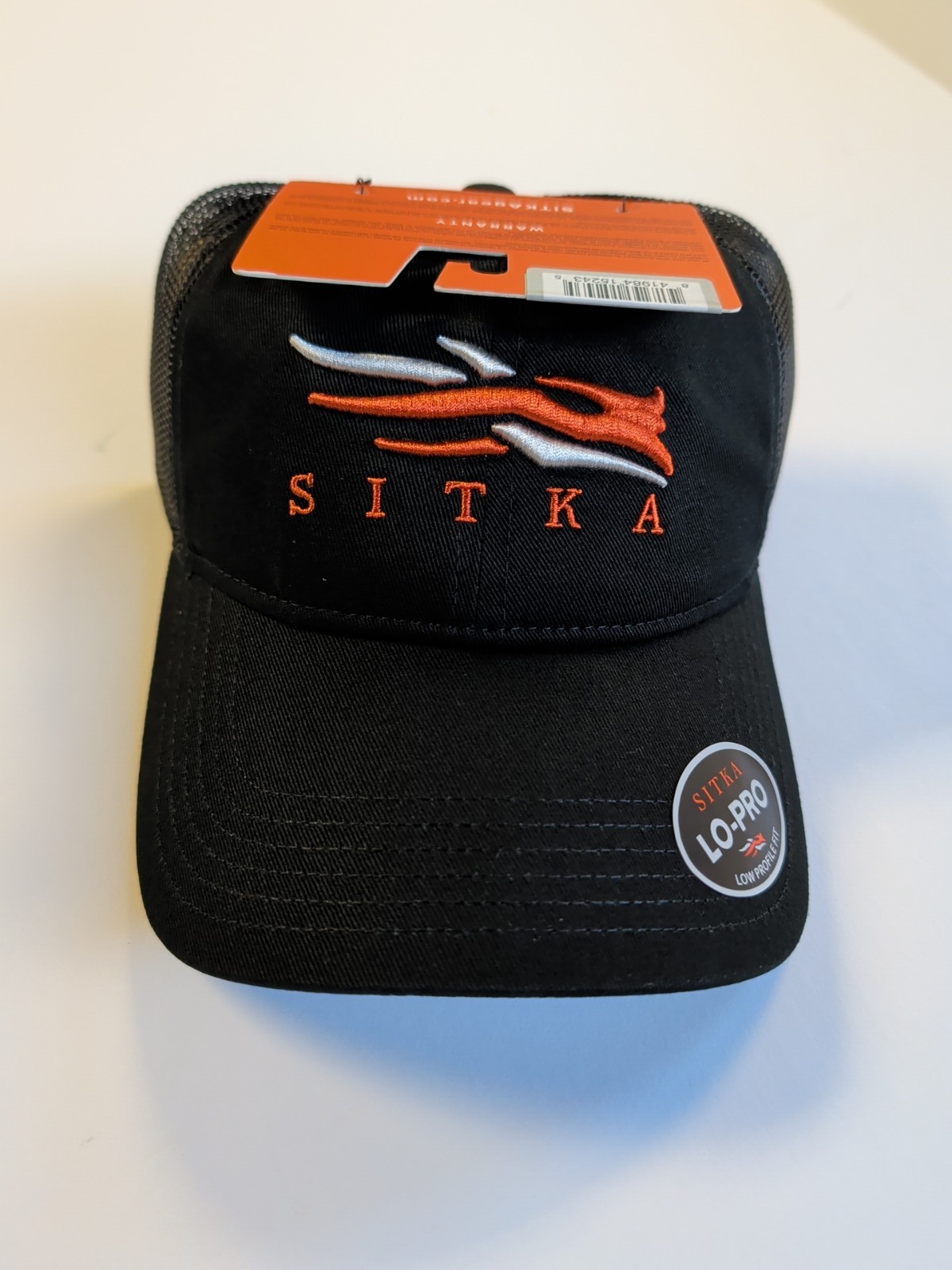 SITKA Hunting Classic Icon Lo-Pro Trucker Hat/Cap Black NEW