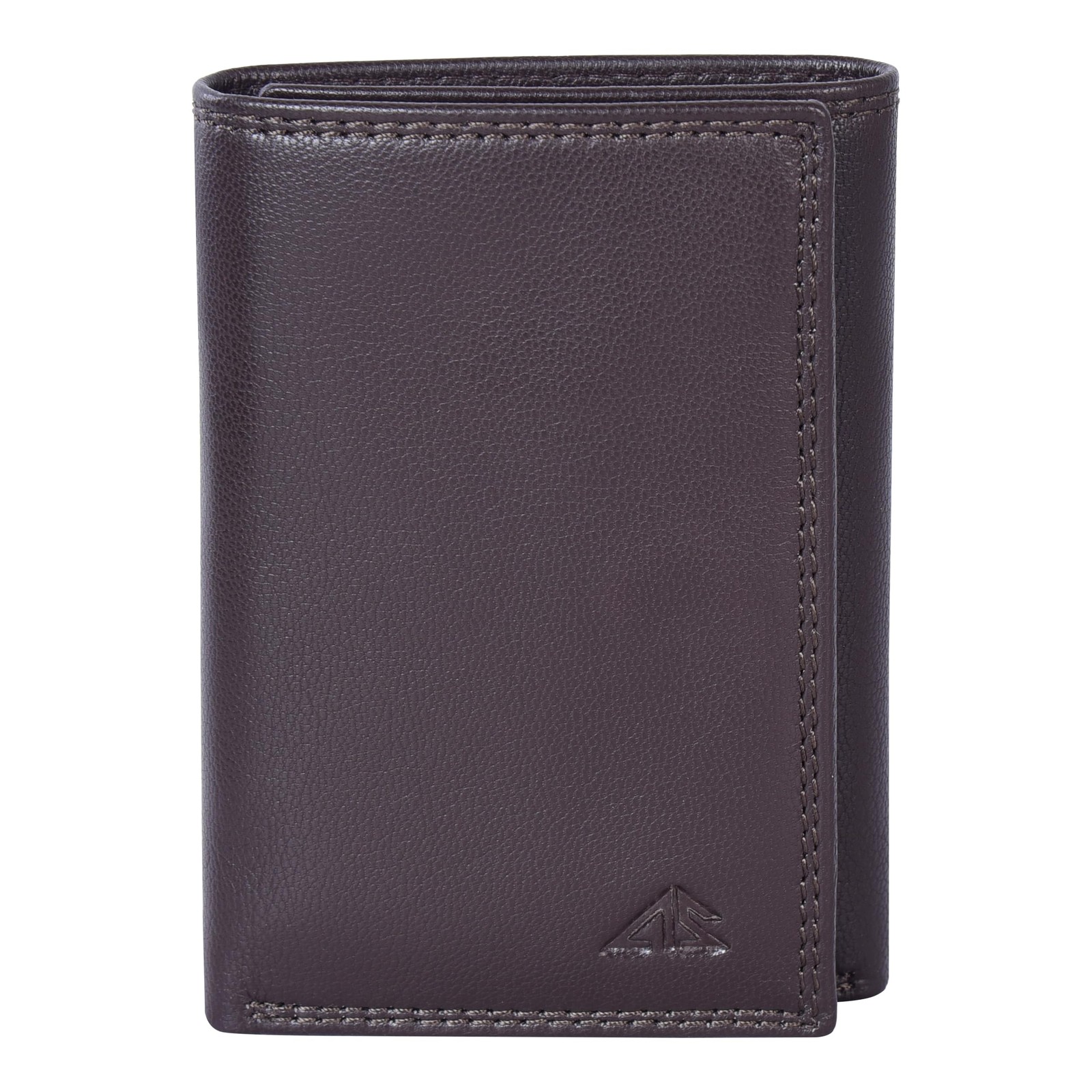 Leather Slim Everyday Trifold Wallet with ID Window and Multiple Card Slots |…