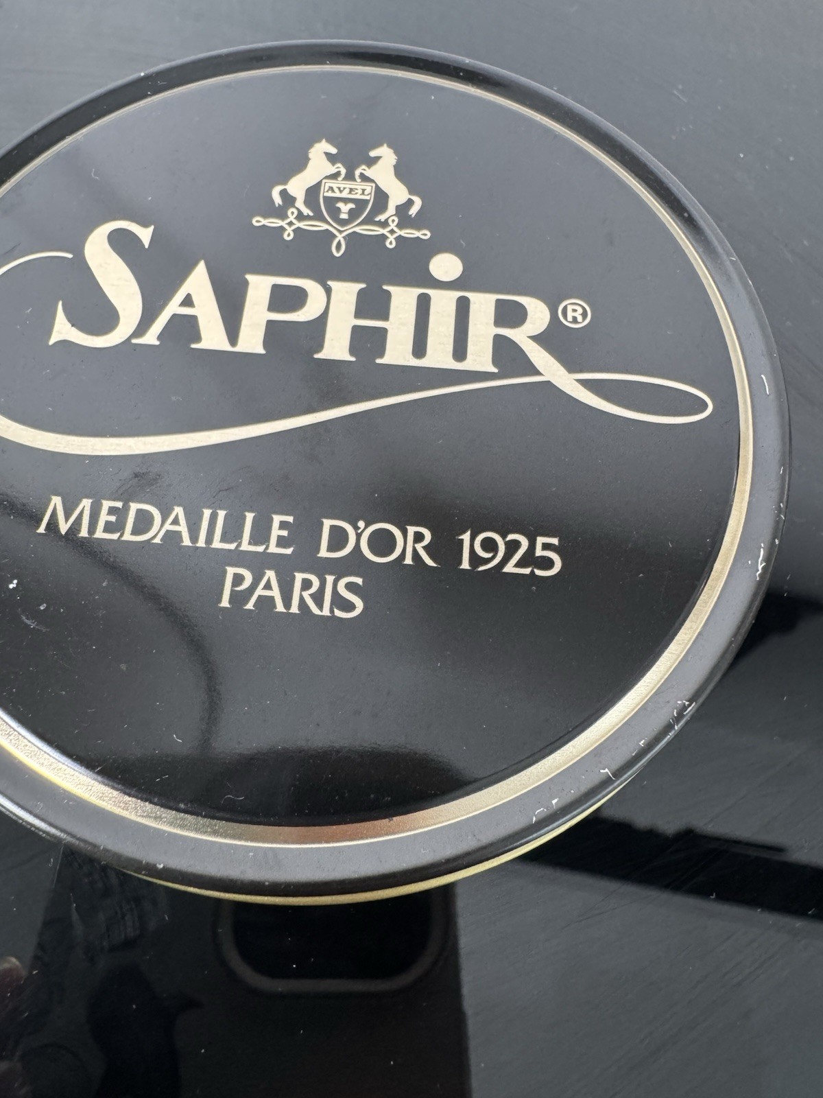 Saphir Medaille d’Or Renovateur 75ml Jar + Glacage Shoe Polish Medium Brown