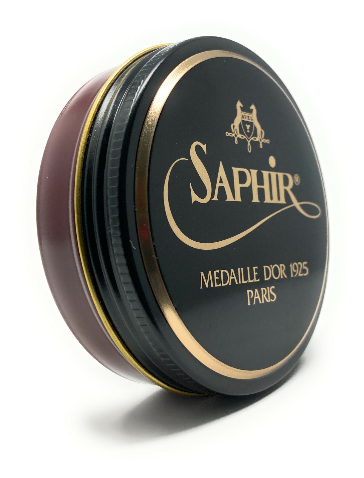 Mahogany – Saphir Medaille d’Or Pate de Luxe Shoe Polish Wax – 50ml Tin