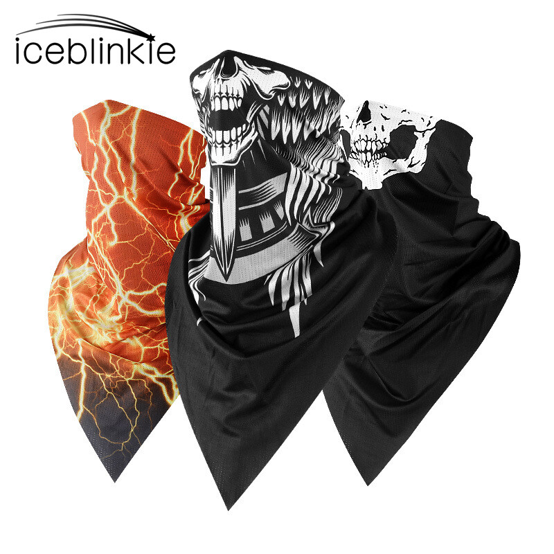 Bandana Half Face Mask Cover Tube Scarf Balaclava Neck Gaiter Head Wrap Scarves