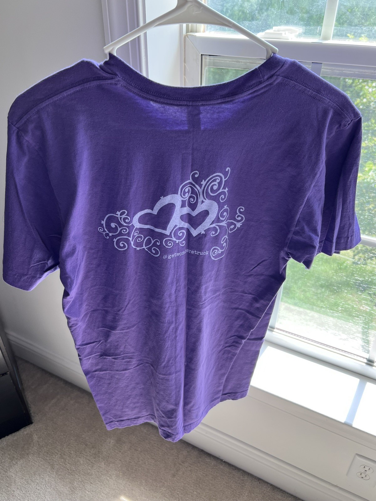 Taylor Swift Wonderstruck Shirt Womens Medium Purple Promo Swifty Y2K