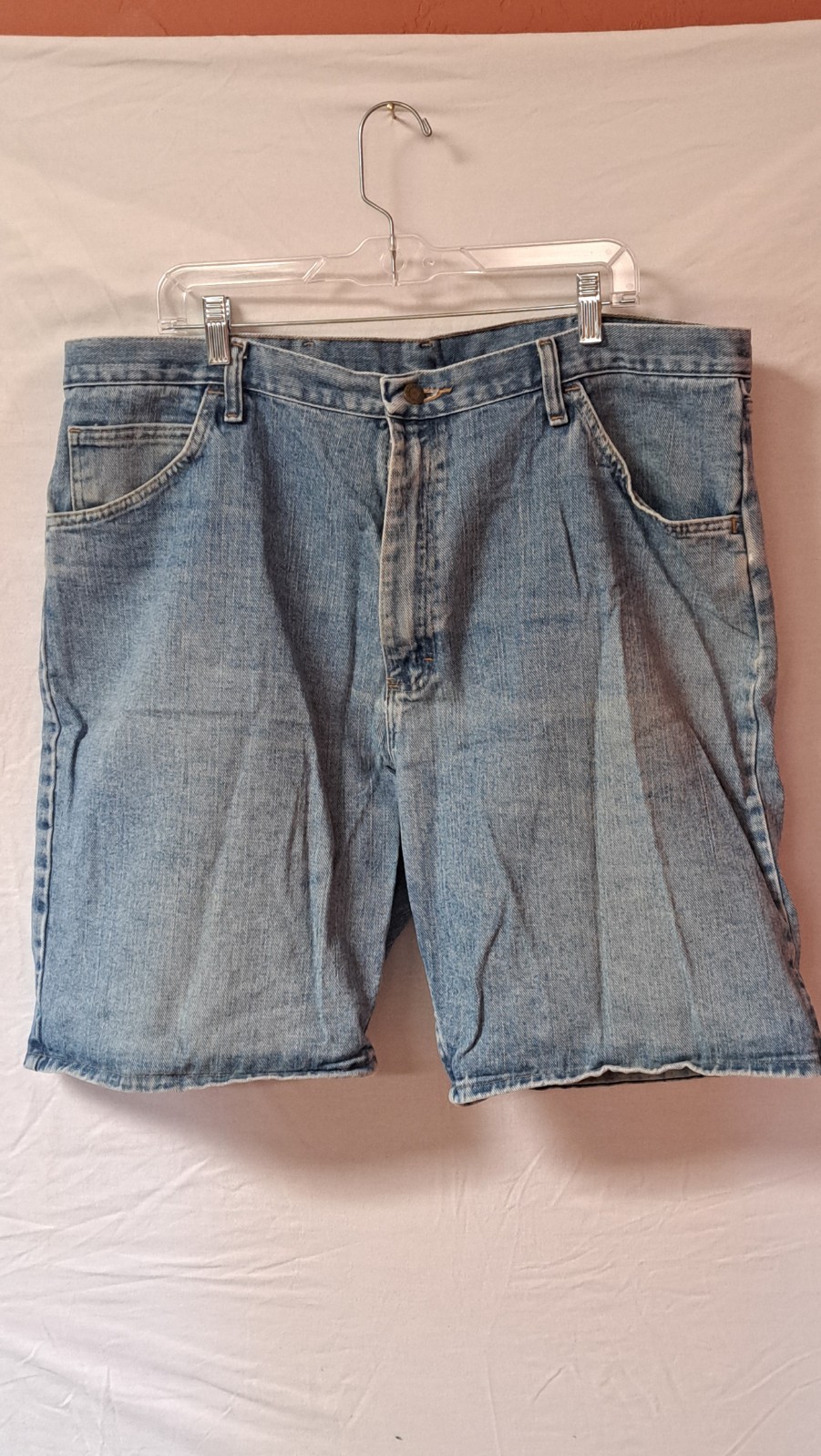 Wrangler Mens Relaxed Fit Denim Short Indigo Size 40 *See Description