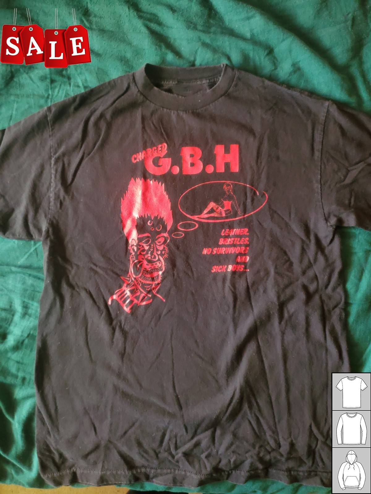 New Popular GBH Band Short Sleeve Unisex S-235XL T-Shirt TH921