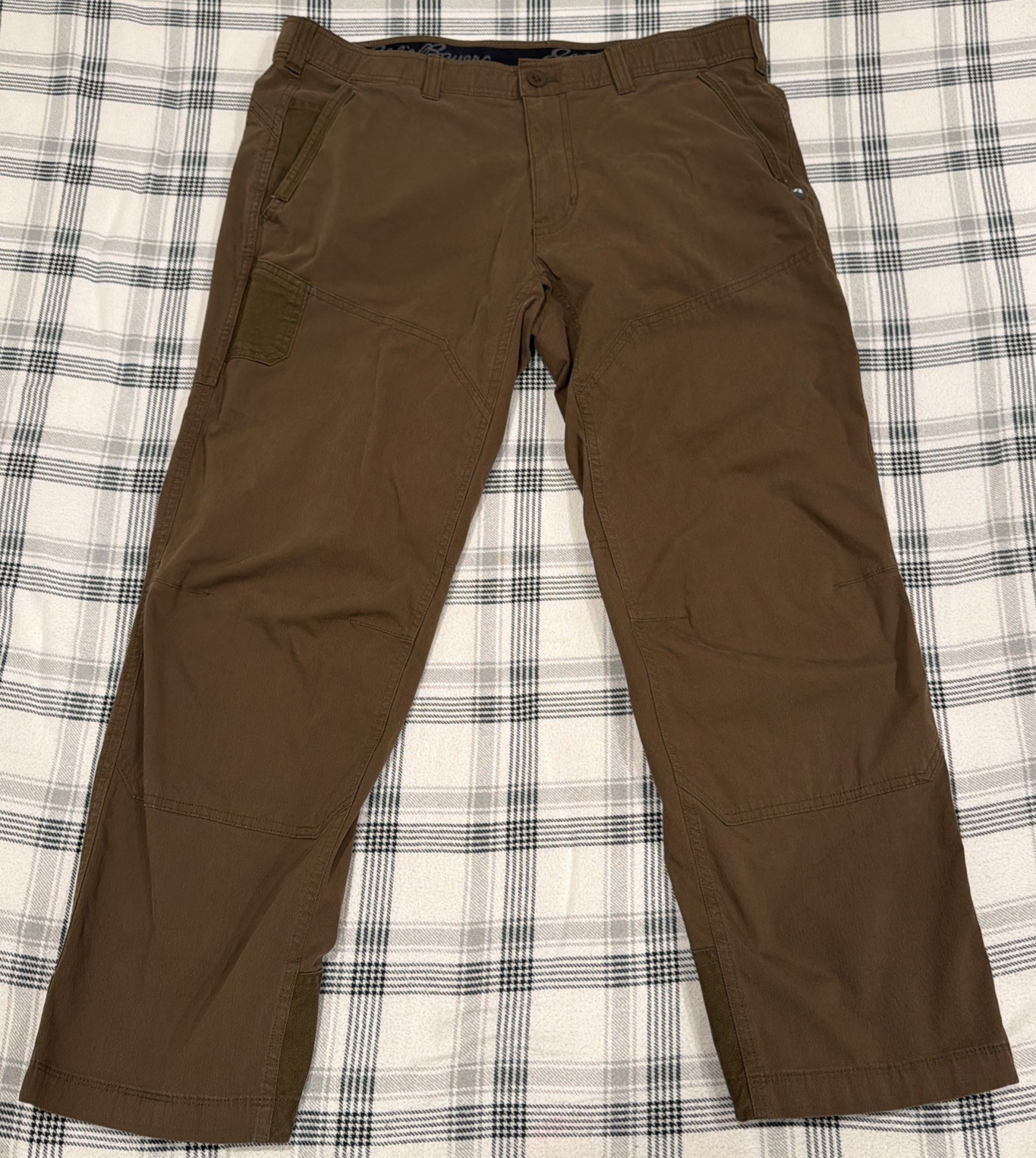 Eddie Bauer First Ascent Pants Men 36×30 Brown Guides Day Off Tactical Hiking