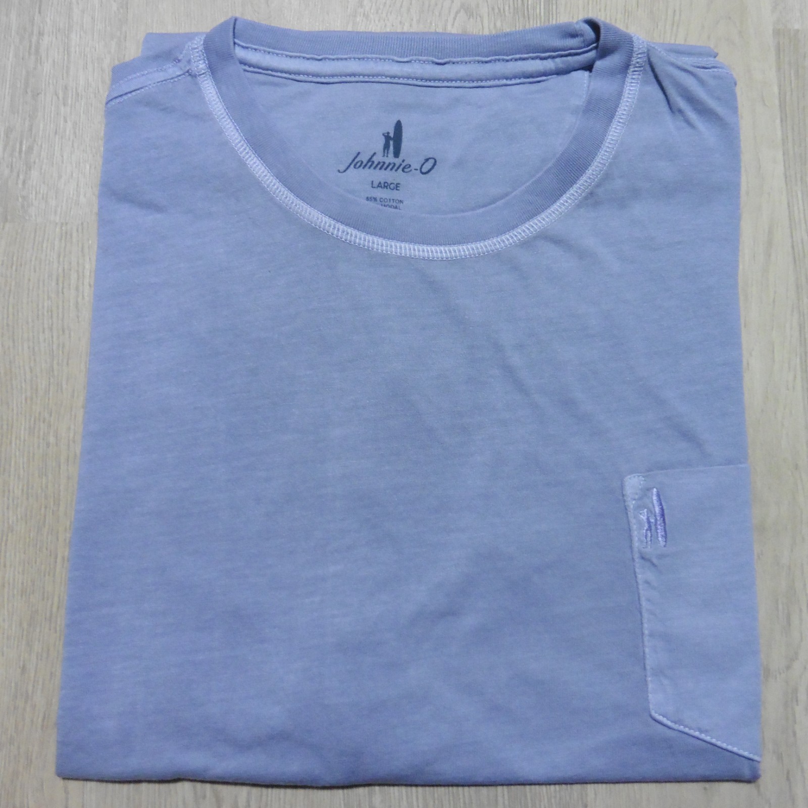 JOHNNIE-O Mens L XL T SHIRT DALE 2.0 SHORT SLEEVE GOLF TEE NAVY MALIBLU BANDANA