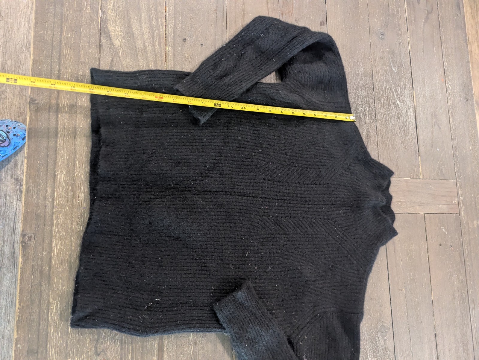 Charter Club Black Cashmere Sweater Womens S Small 100% Cashmere Long Sleeve Top