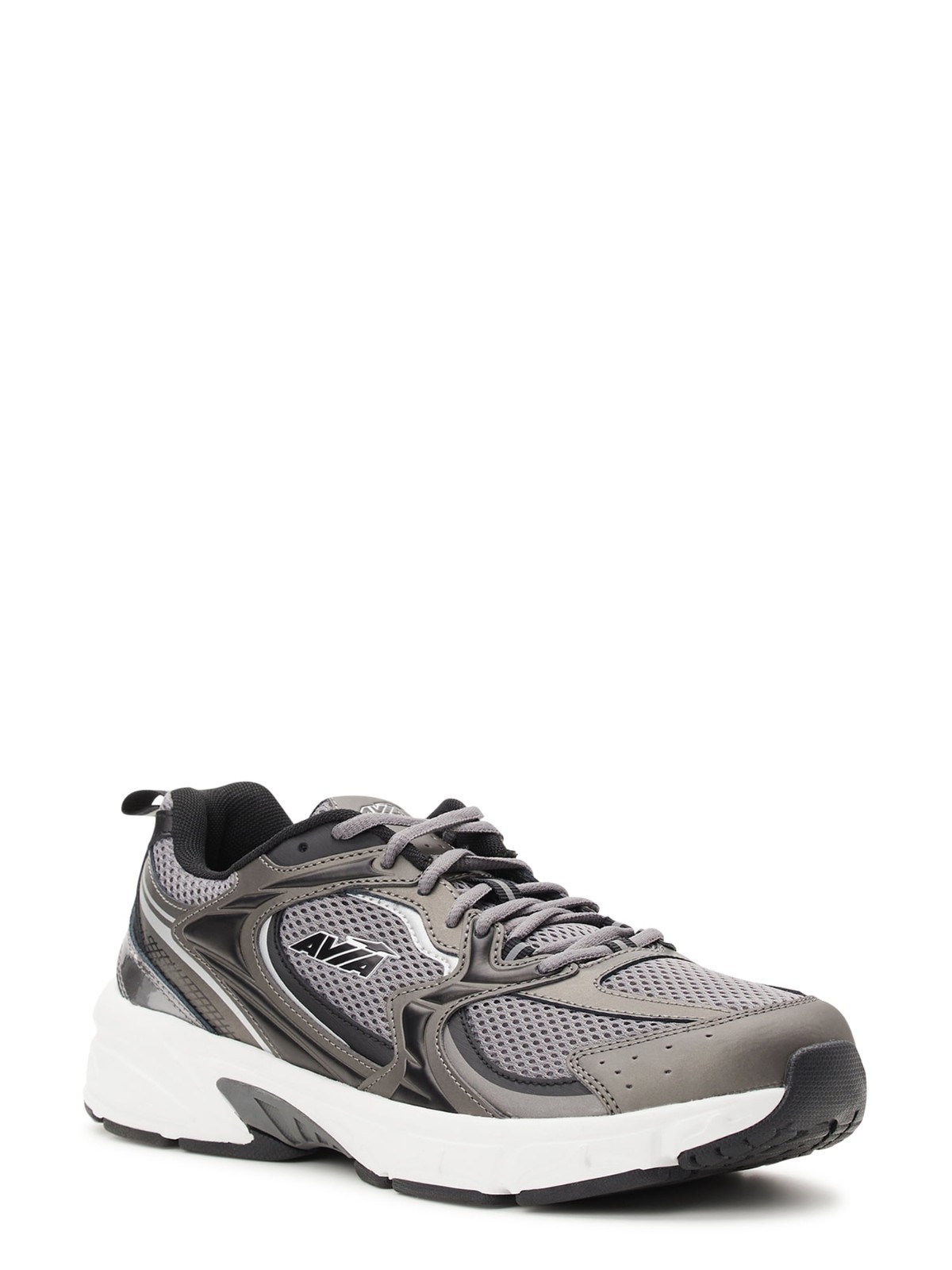 Avia Men’s 5000 Athletic Performance Running Sneakers, Medium Width, Gray, New