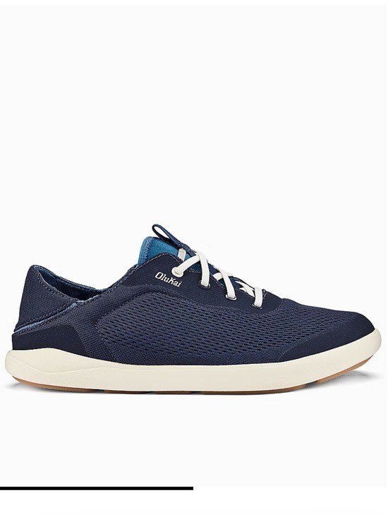 OluKai Moku Pae Sneakers Mens 12 Navy Blue Shoes Slip On