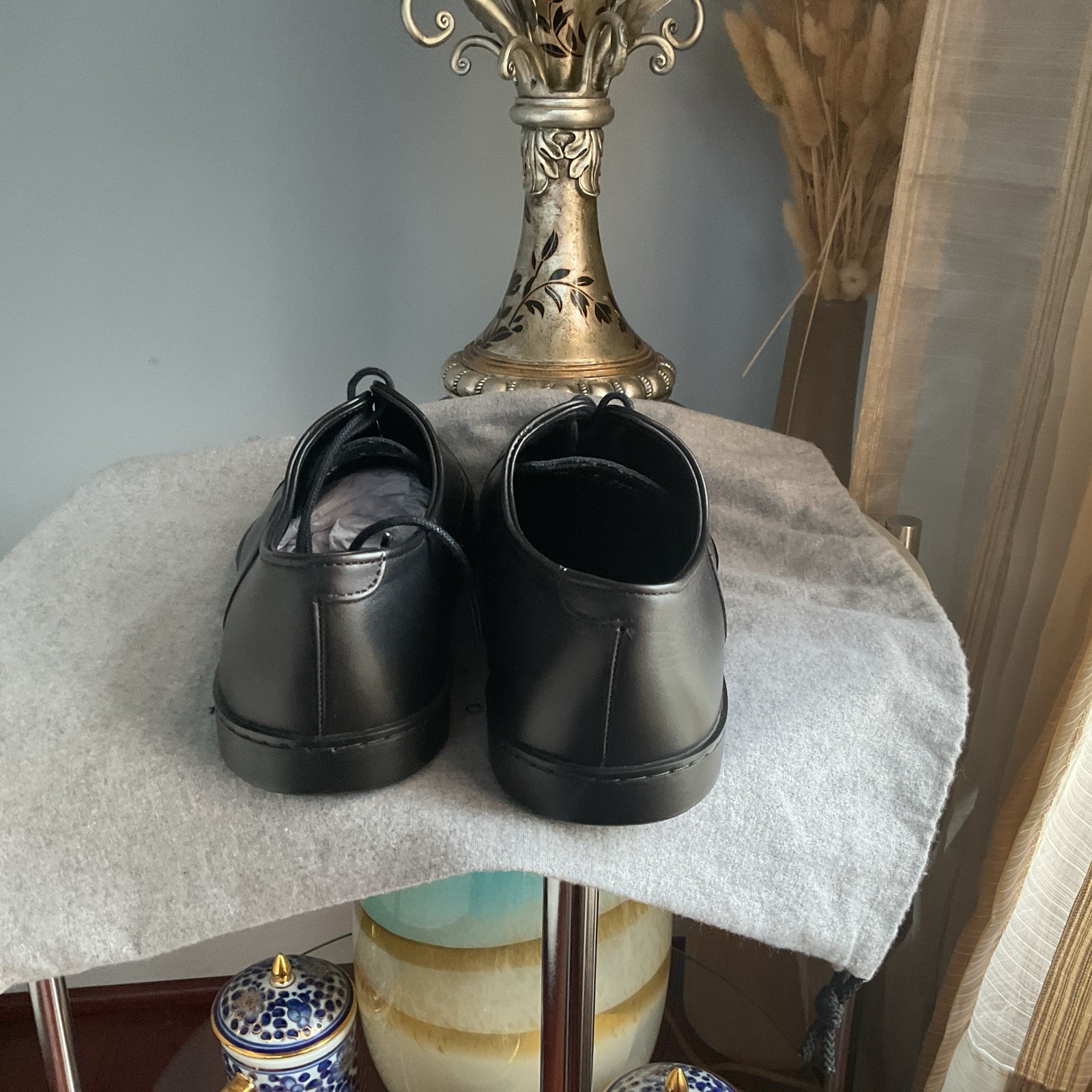 Allen Edmonds Park Avenue Cap Toe Oxford Leather Shoes Size 10 Black Made in USA
