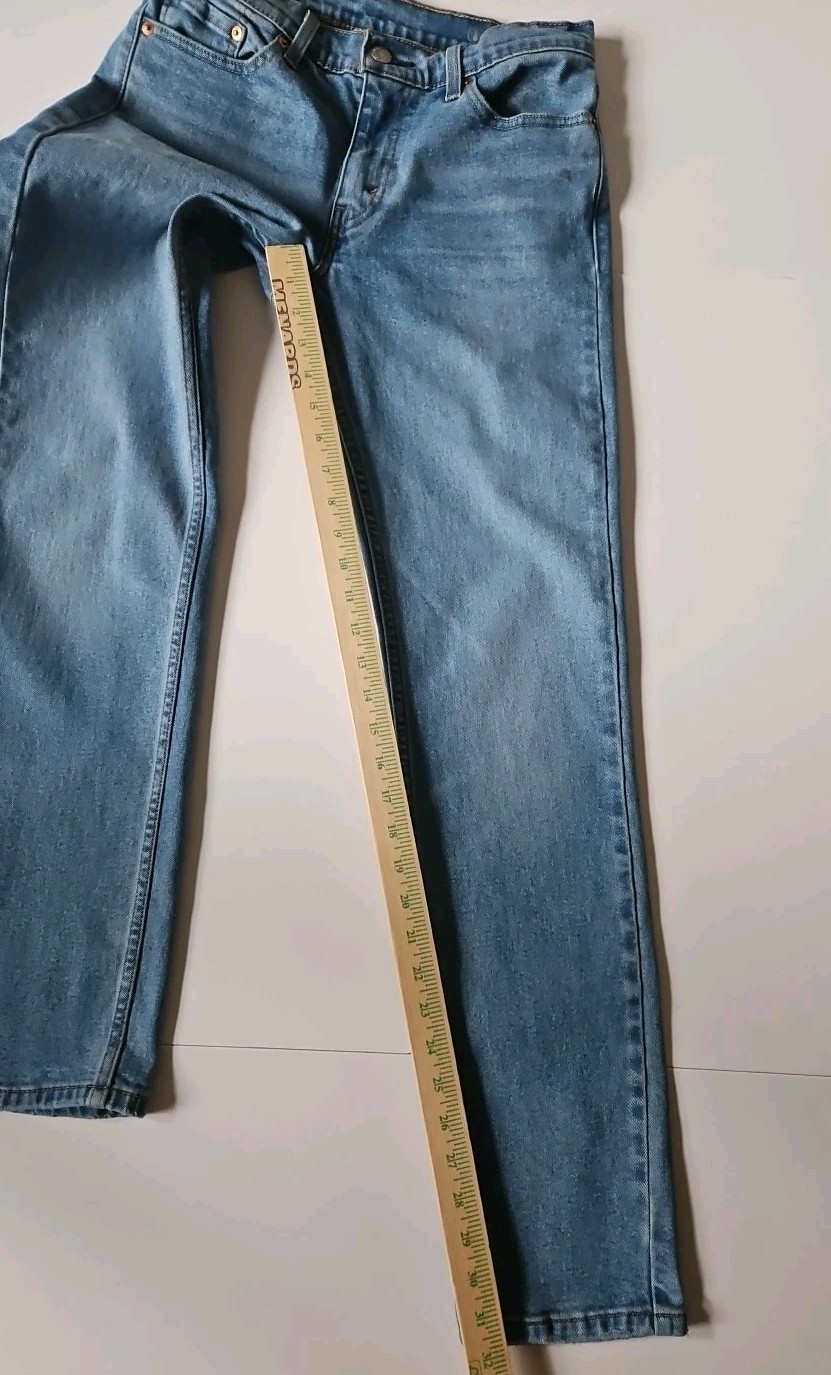 Levis 511 Slim Fit Jeans All Seasons Tech Light Blue Denim Men’s Size W29xL32