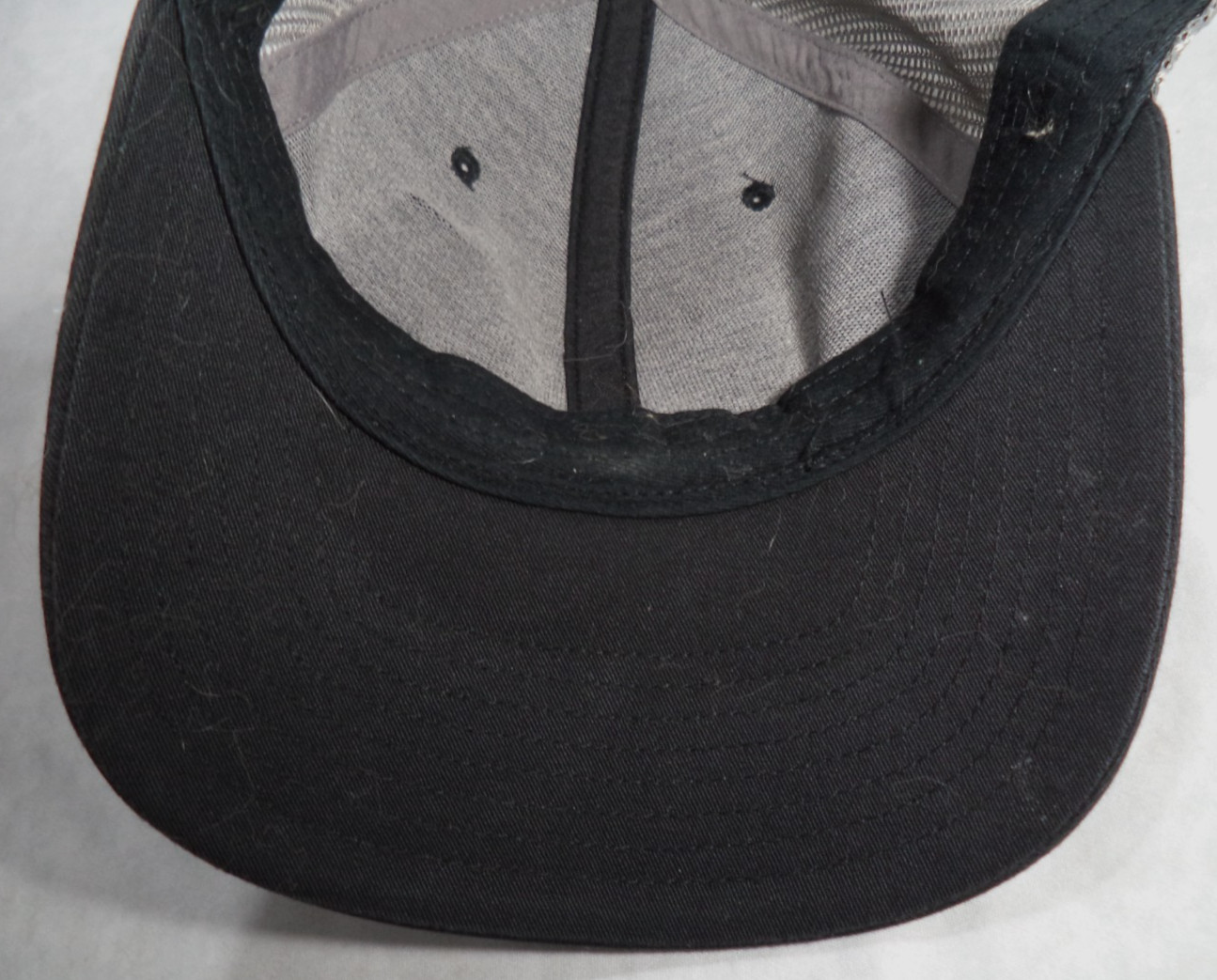 Richardson 112 NHSRA Adjustable Snapback Gray Black Trucker Mesh Cap Hat