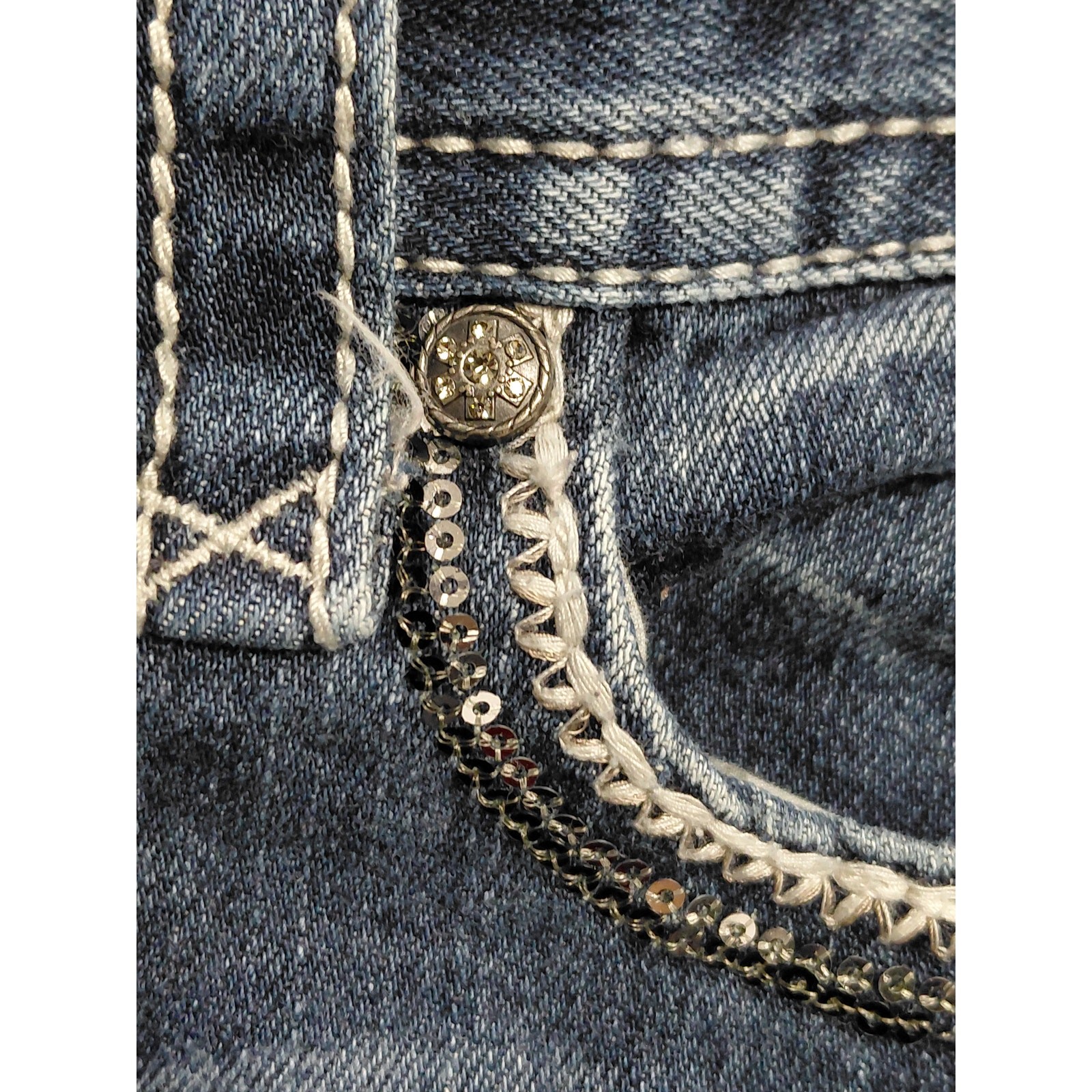 Maurices Premium Jeans Blue Denim Mid Rise Mid (10-12 in) Regular Size 15/16