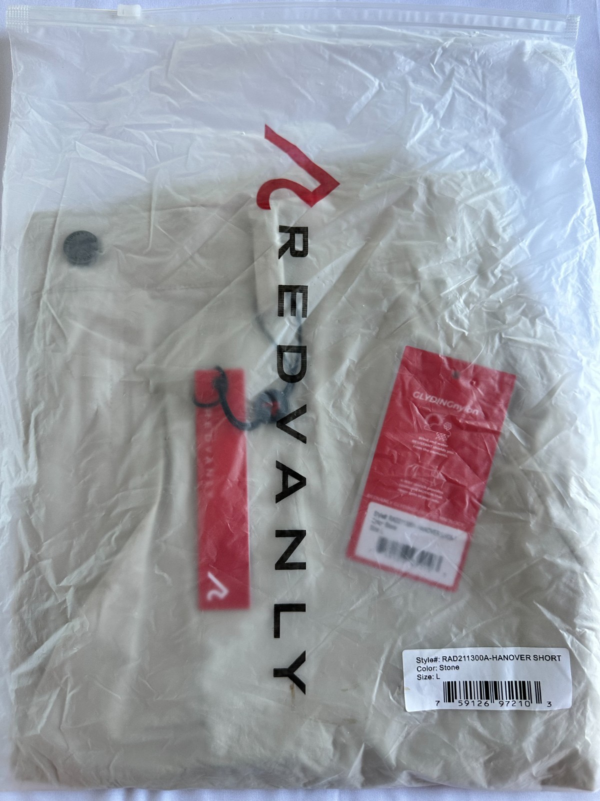 Redvanly Hanover Short 9″ Color Stone Size Large New With Tag