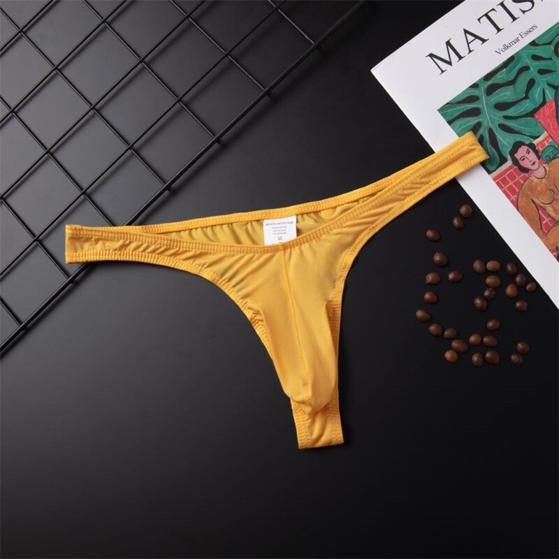 6pack Men G-String Thong Bulge Pouch Panties Micro Bikini T-back Underwear Brief