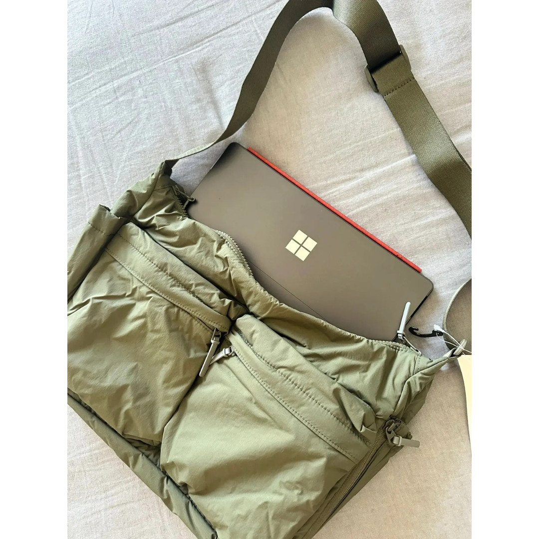 UNIQLO Casual Multi-pocket Messenger Bag Men Women Shoulder Bag Travel Sport Bag