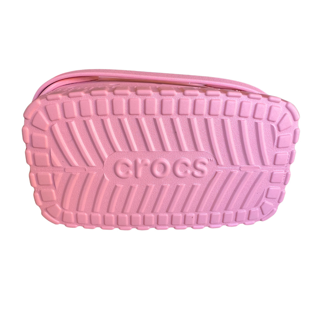 Crocs Classic Small Tote Bag Powder Pink w/ Jibbitz Holes Lightweight Durable