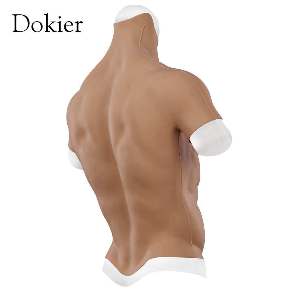 Realistic Silicone Muscle Chest Suit Male Chest Abdominal Muscle Simulation Suit