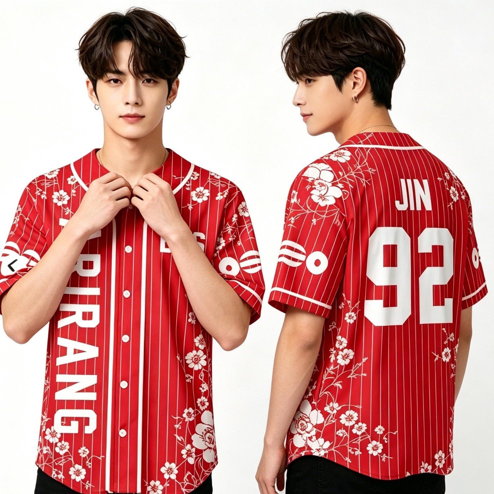 Custom Arirang Kpop Baseball Jersey Customizable World Tour Concert Merch 93