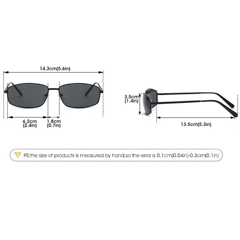 Men Women Metal Small Frame Oval Sunglasses Retro Outdoors Shade Glasses UV400