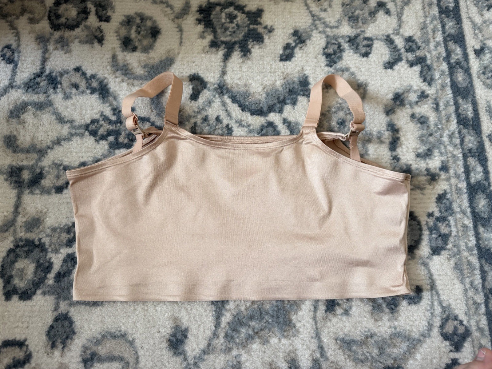 Ruby Ribbon Nursing Demiette Size 44 Nude Beige Seamless Shaping Cami Style 3037