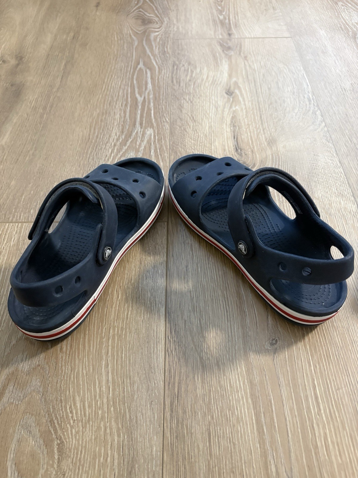 Kids Croc Bayaband Sandals Navy/ Pepper | Size J 1