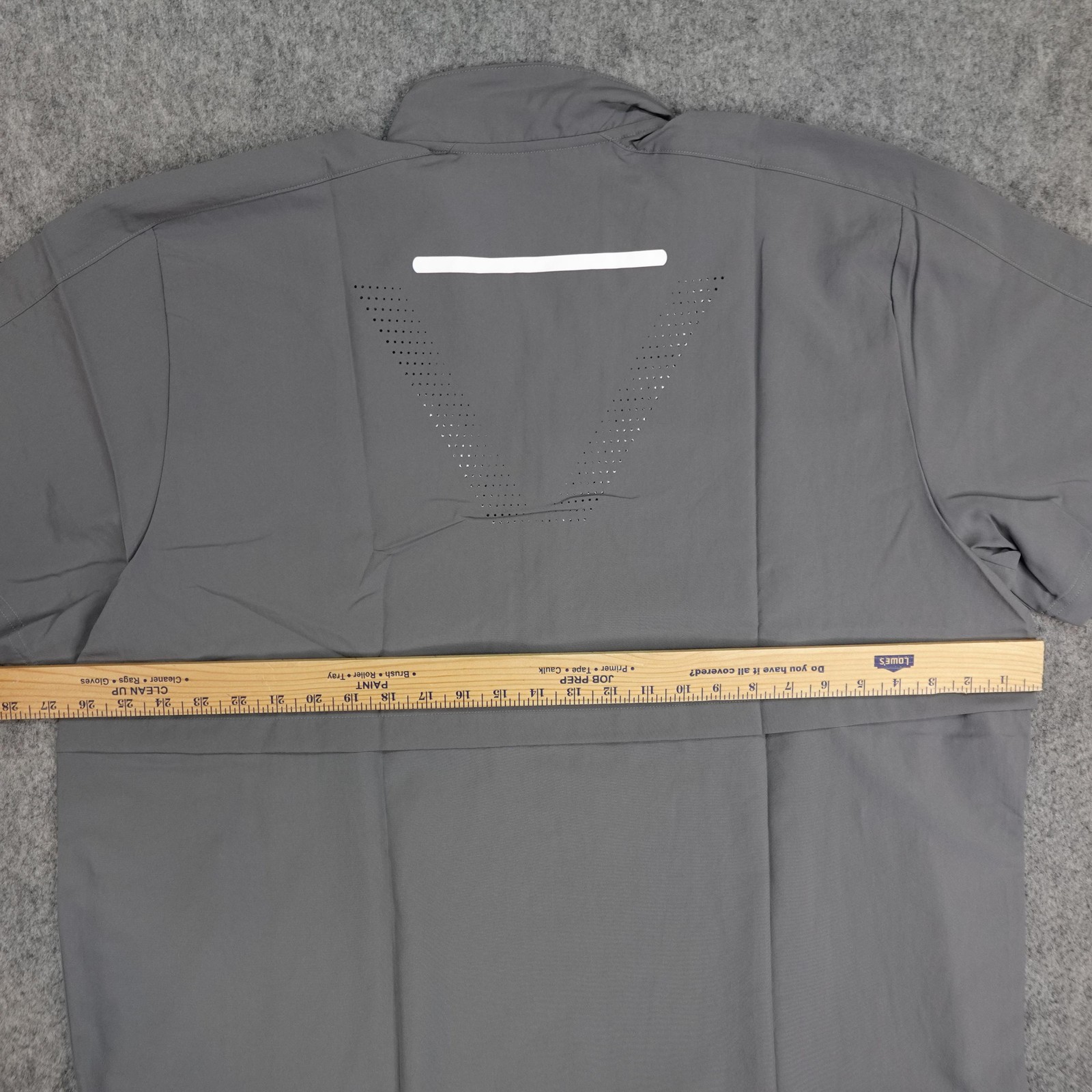Adidas Jacket Mens XL Grey 1/4 Zip Woven Pullover Wind Shirt Batting AEROREADY