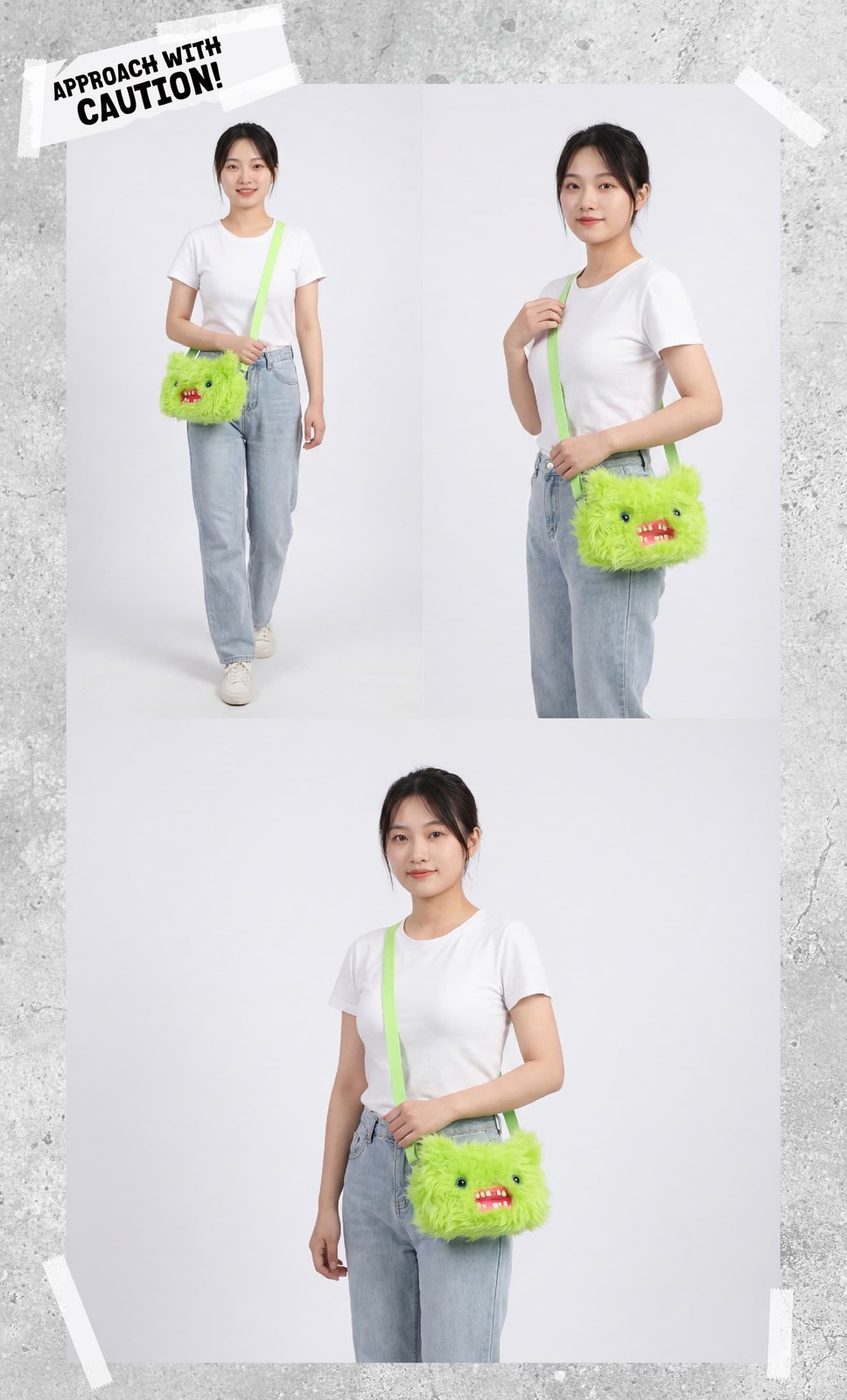 Fuggler Shoulder Crossbody Bags Ugly Monster Fashion Handbags for Women Gifts