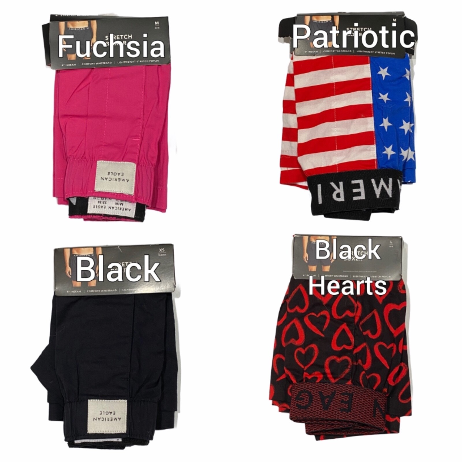 NWT AMERICAN EAGLE Stretch Boxer XS-S-M-L-XL Christmas Halloween Valentine #60
