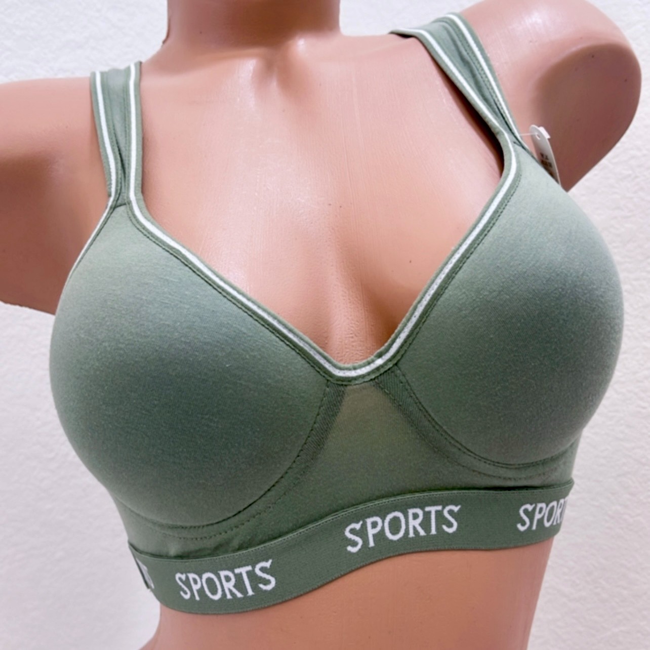 3/6 Pack Racerback Sports Bra Women’s High Impact Running Yoga Workout Bras 6826