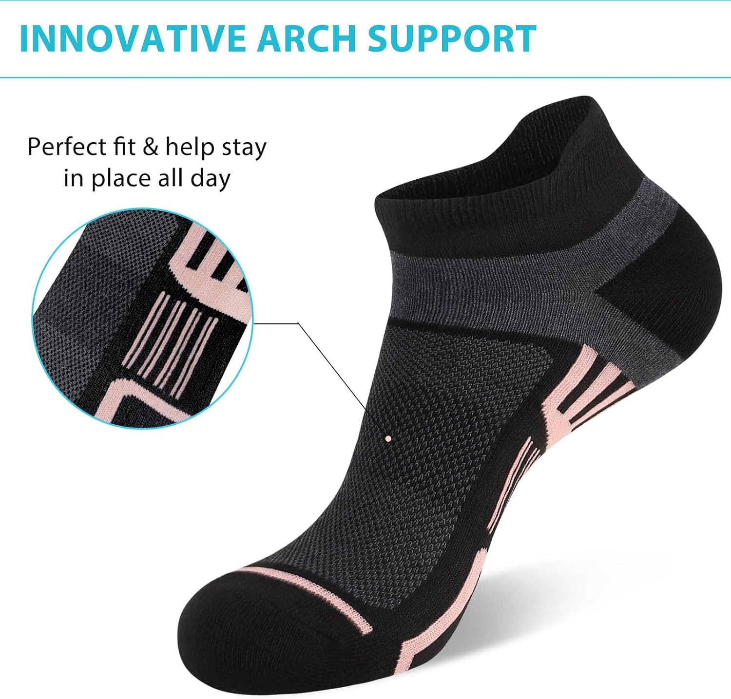 shnn 15 Pairs Womens Ankle Socks Lightweight Breathable Casual Low Cut Socks for