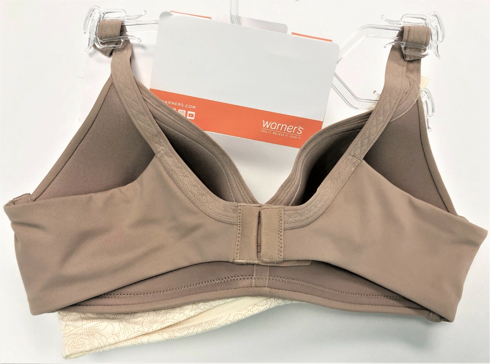 Warner’s Wirefree Bras T-Shirt Lined Seamless Cups Style 4011 Set of 2 New $60