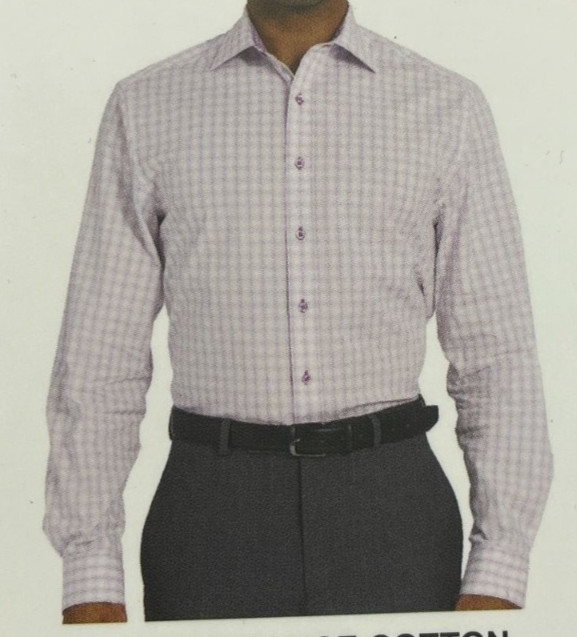 NEW Nick Graham Men’s L-R Performance Cotton Dress Shirt 16-16.5 32/33 Stretch