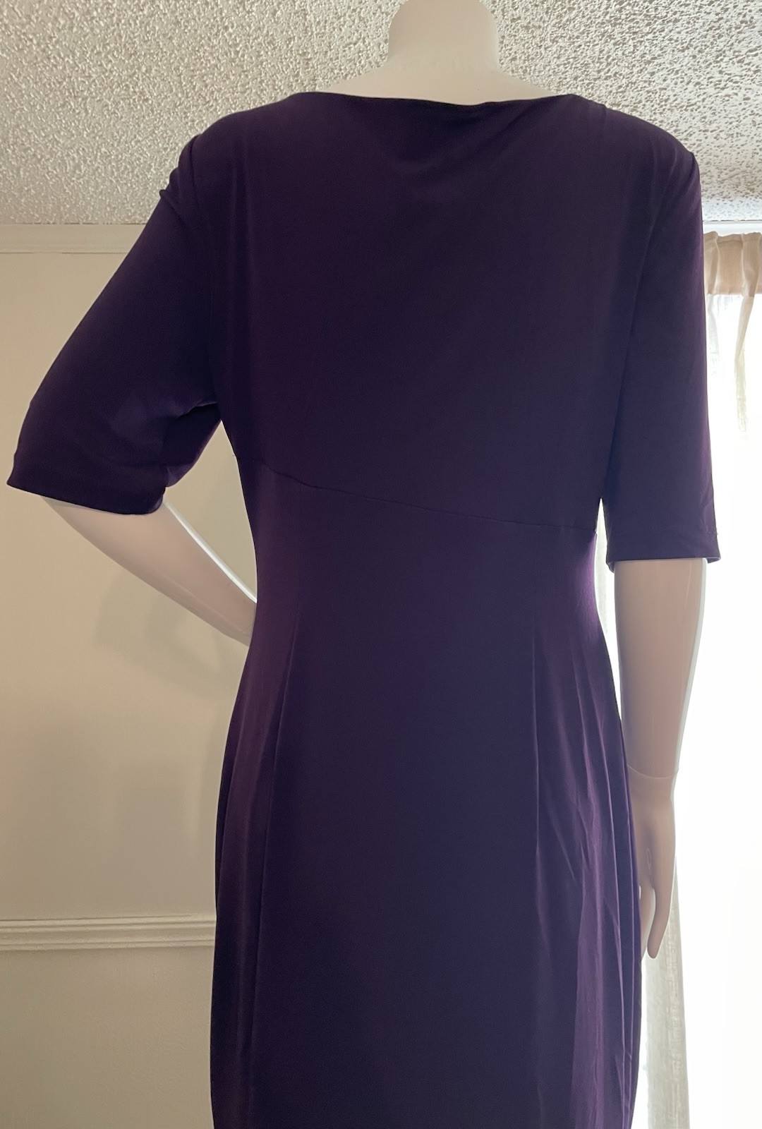Connected Apparel Size 10 Dress Purple/plum Color