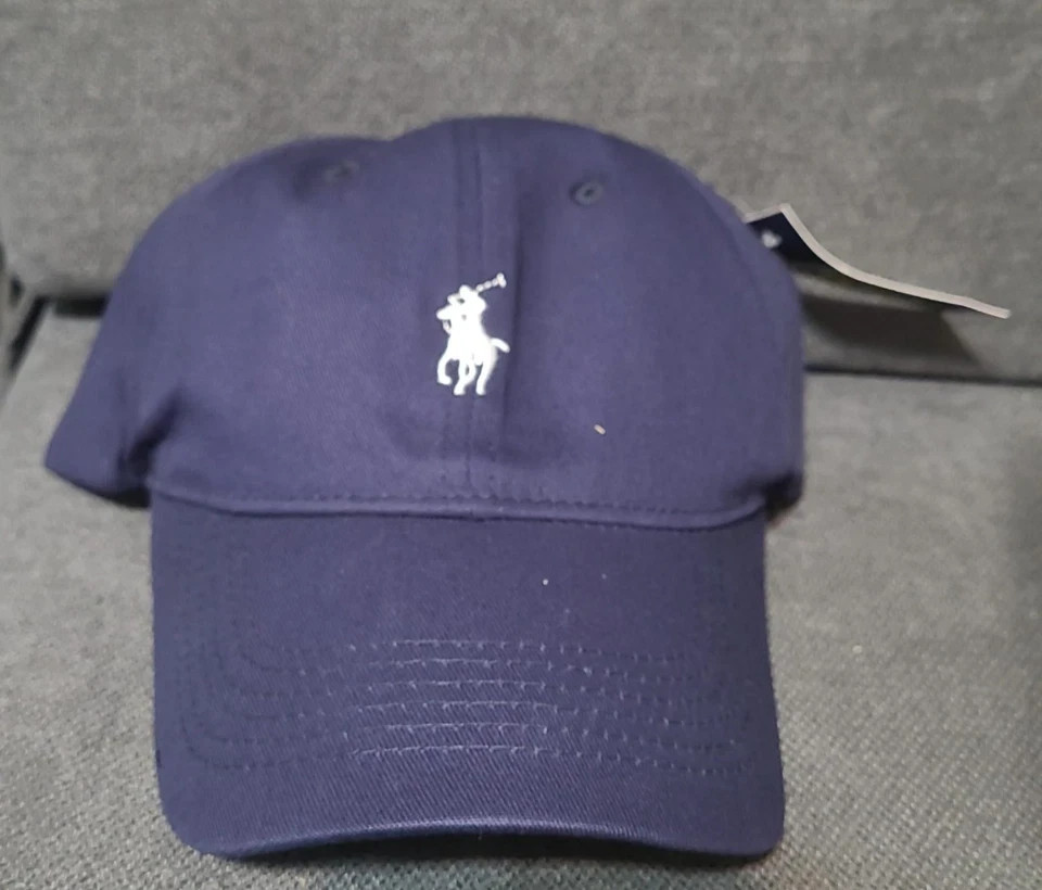 PoloRalphLauren Men’s Baseball Cap Adjustable Chino Cotton Hat NWT Multi-Color