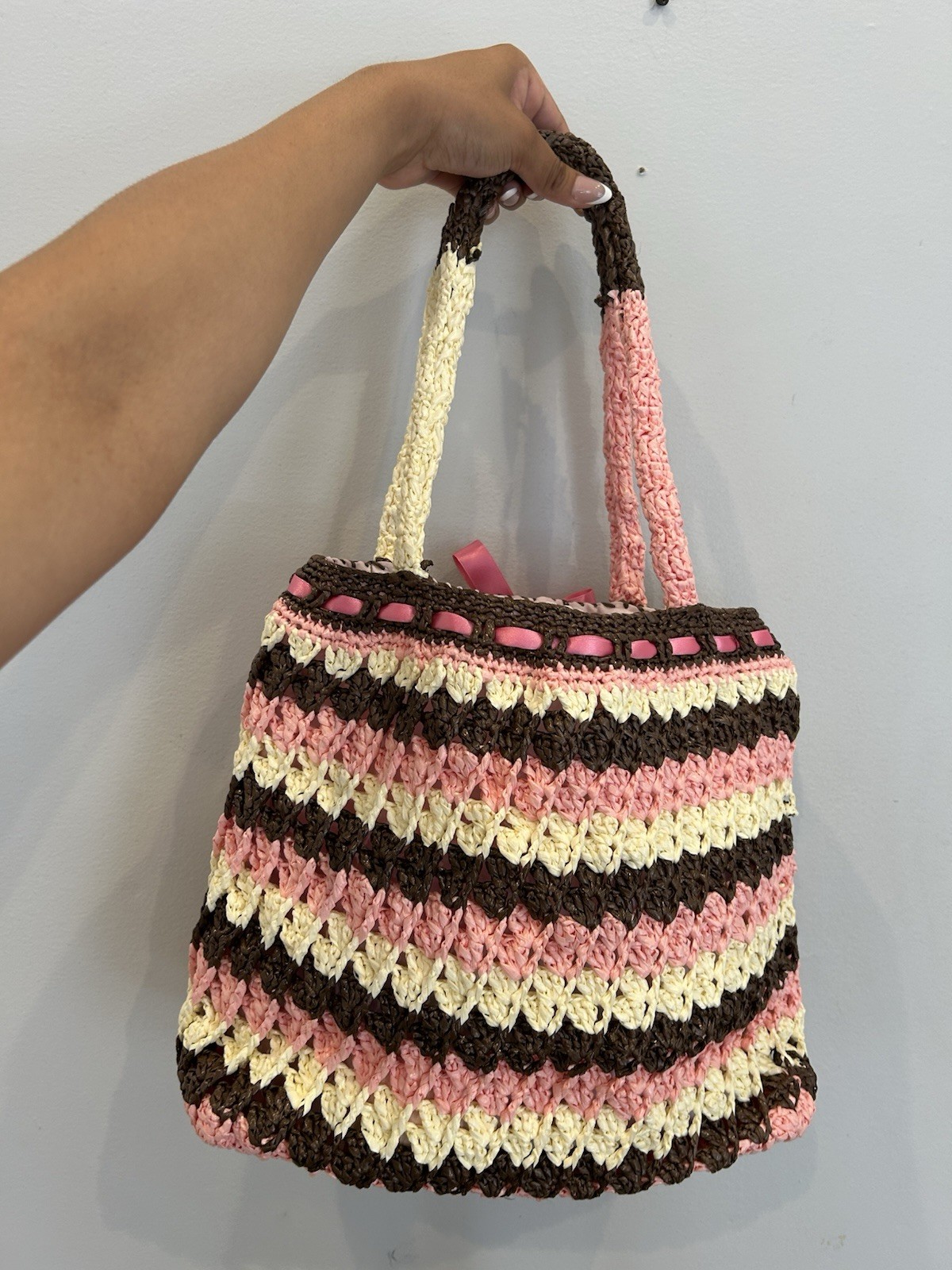 Crochet Tote Bag ￼