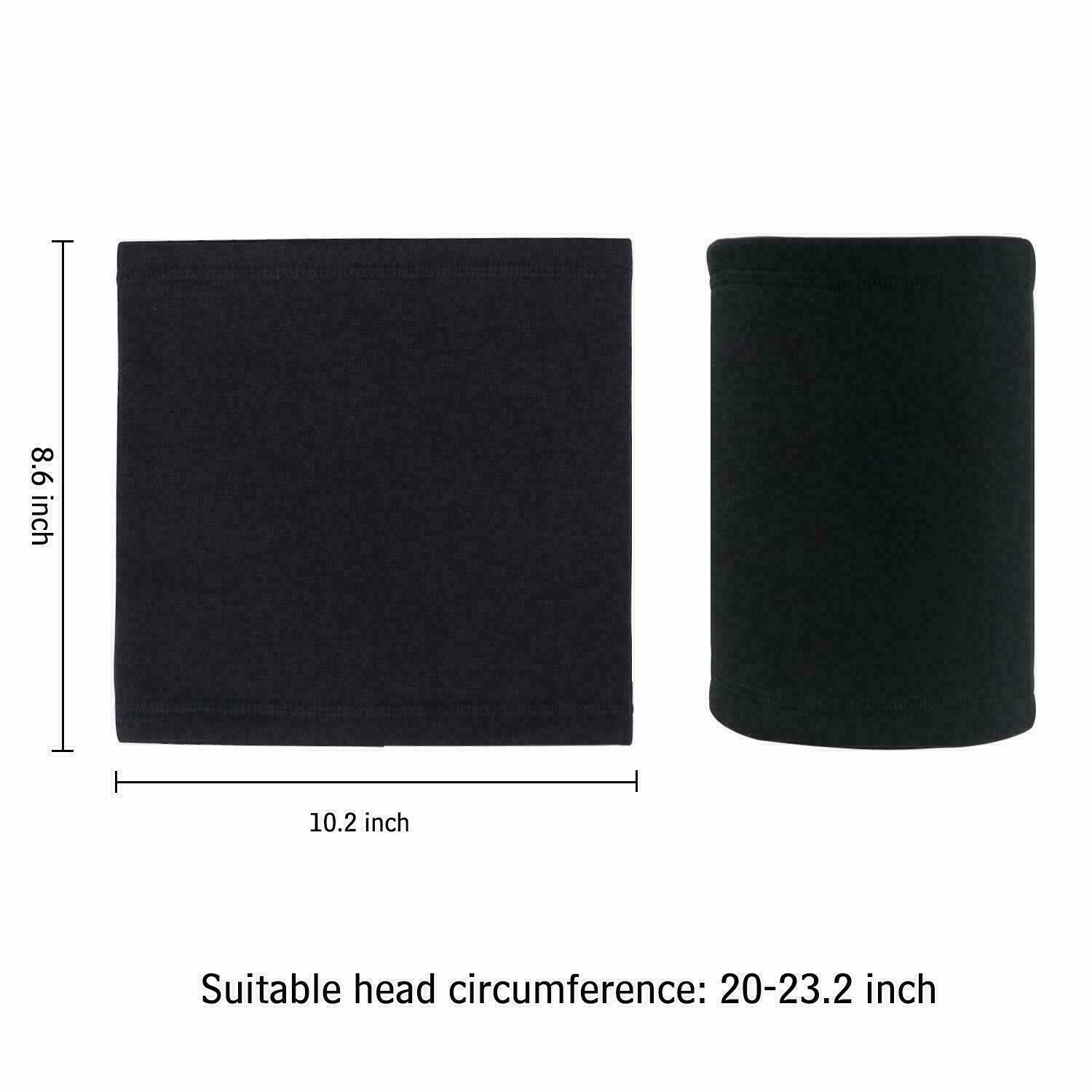 Winter Neck Warmer Gaiter Fleece Windproof Face Mask Cover Scarf for Men Women