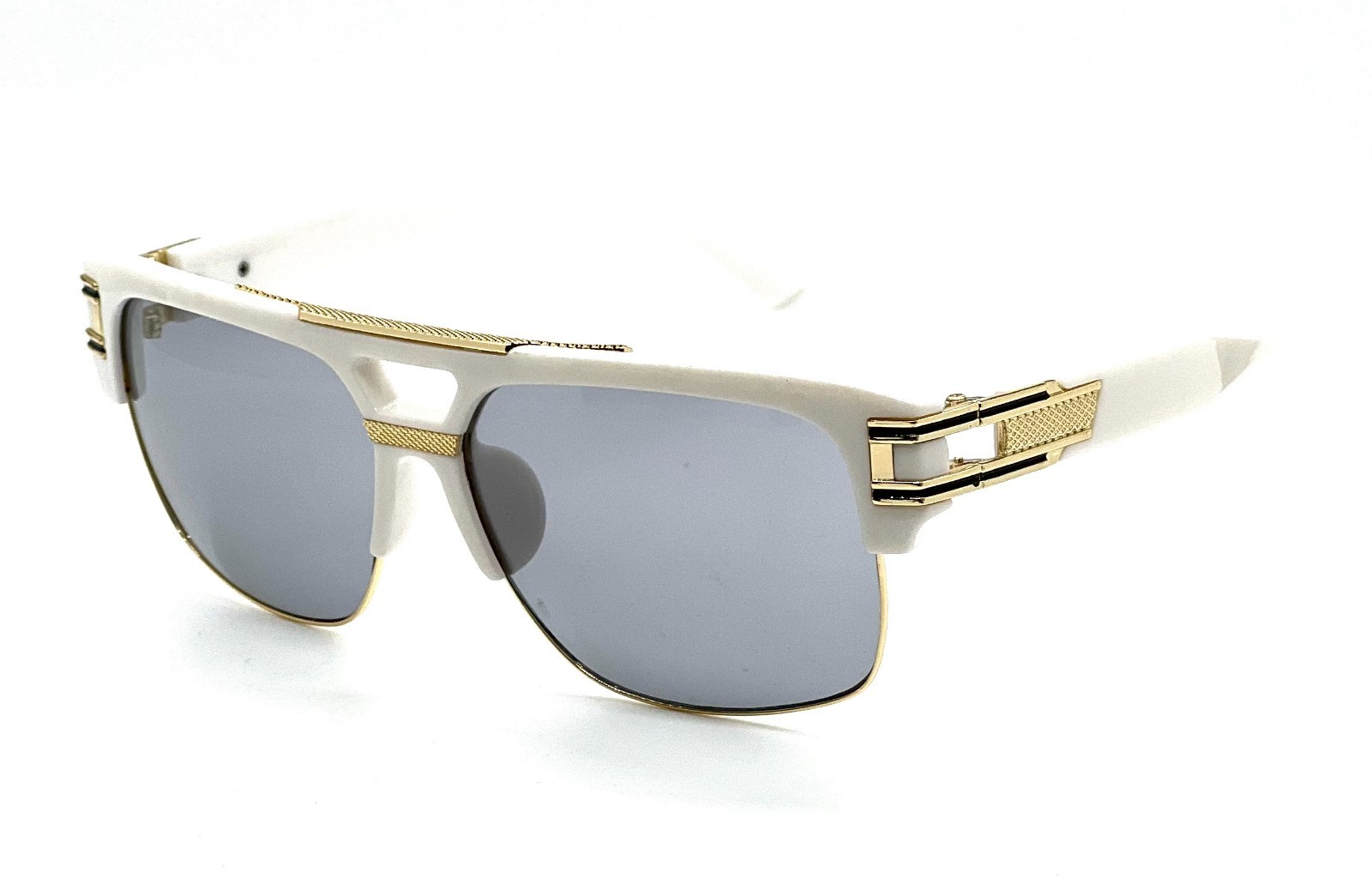 Designer Men Sunglasses Fashion Square Gold Hip Hop Model new Style 2023 Shades