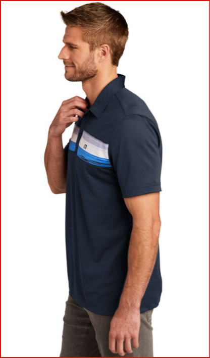New TM1MU416 TravisMathew Cabana Chest Stripe Polo Golf XL