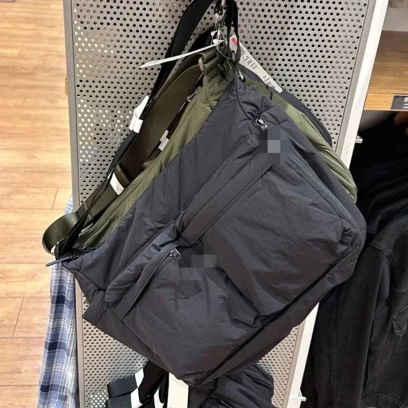 UNIQLO Casual Multi-pocket Messenger Bag Men Women Shoulder Bag Travel Sport Bag