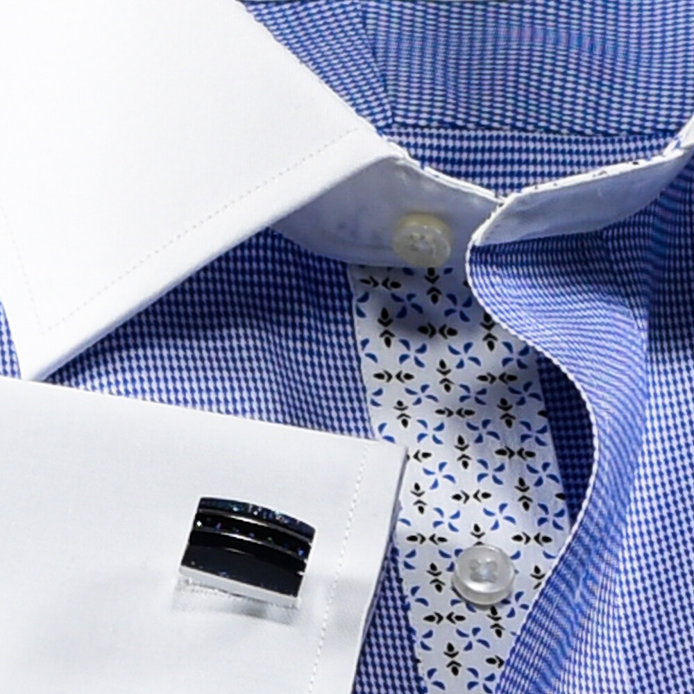 Light Blue Oxford Formal Business With Windmill Inner Lining Professional Dress