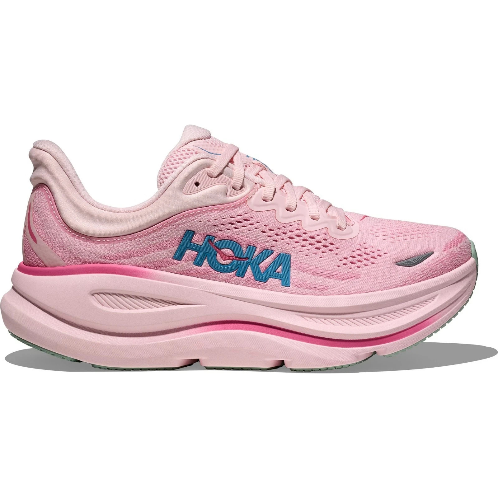HOKA Bondi 9 Road-Running Shoes – Women’s,Color: Rose Tea-Petal, Brand New