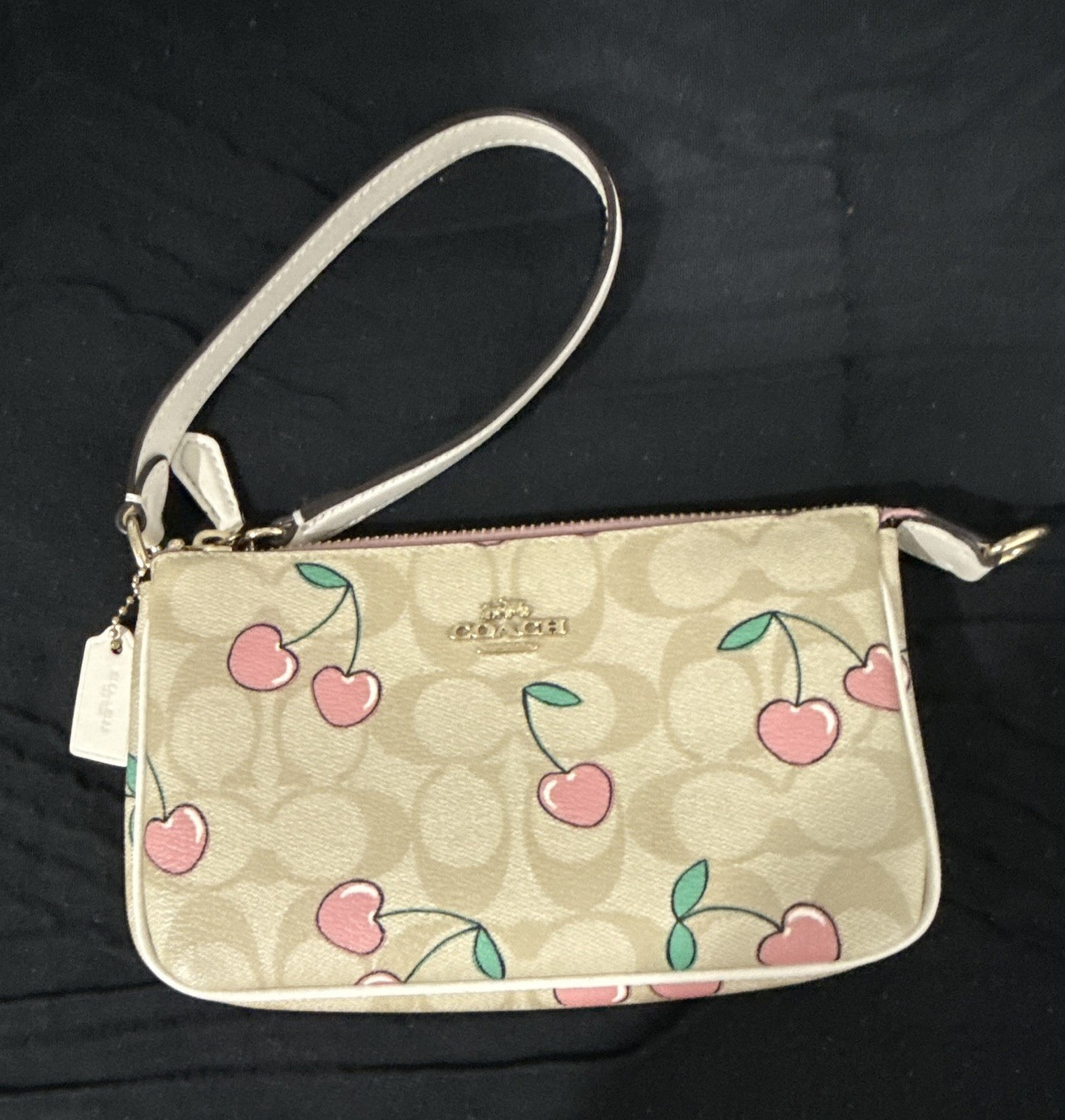 Coach Cherry Print Wristlet Nolita 19