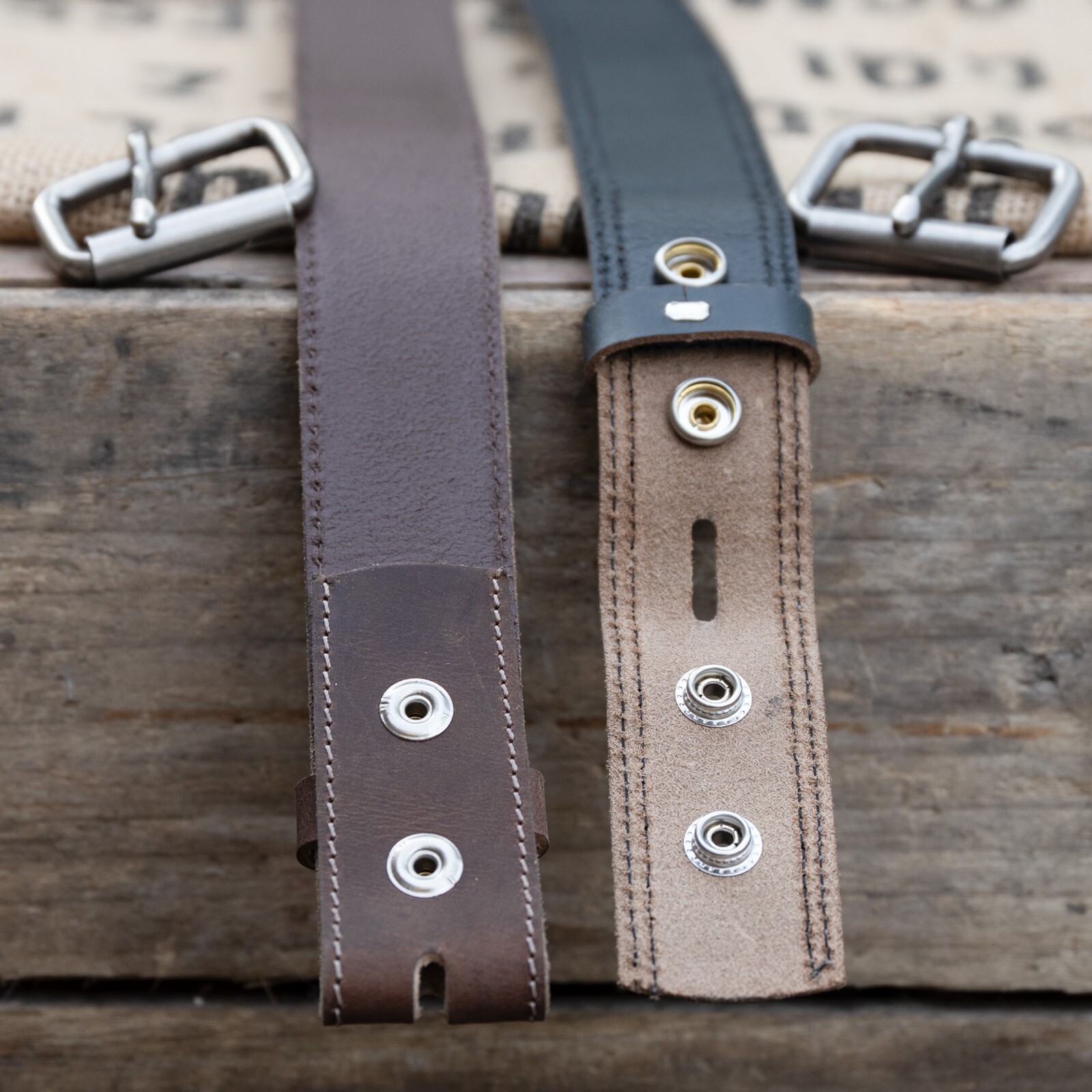 Handmade Mens Full Grain Leather Belt Strap Without Buckle 1.5″ Wide Made in USA