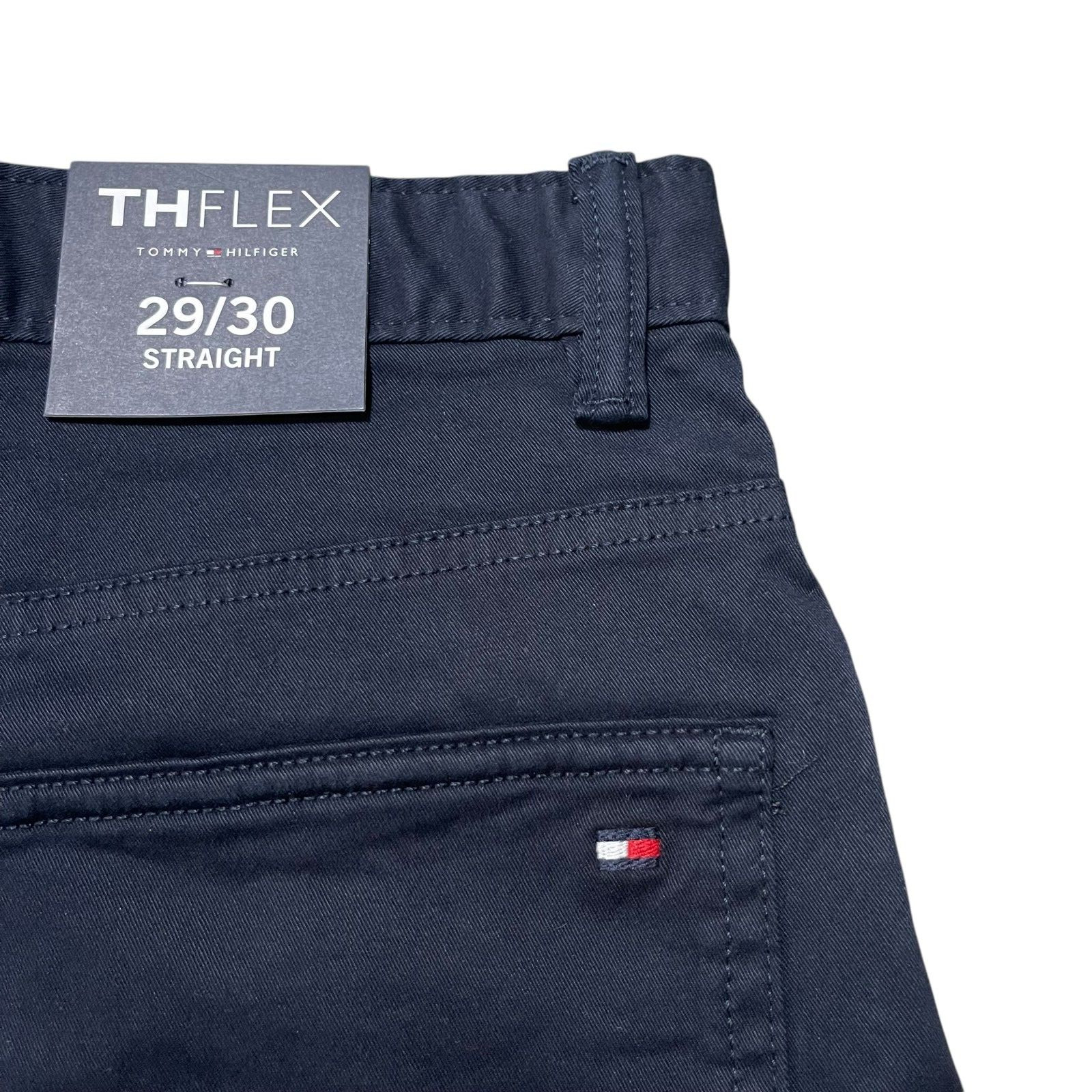 NWT Tommy Hilfiger Men’s Stretch Twill Straight Fit Pants Slimmer Hip and Thing