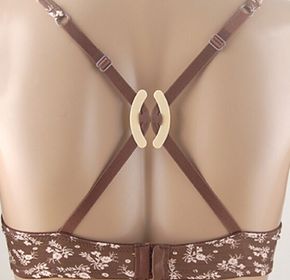 8-Piece Cleavage Control Bra Holder Clips – Hide Bra Clasp Strap Buckle Adjuster