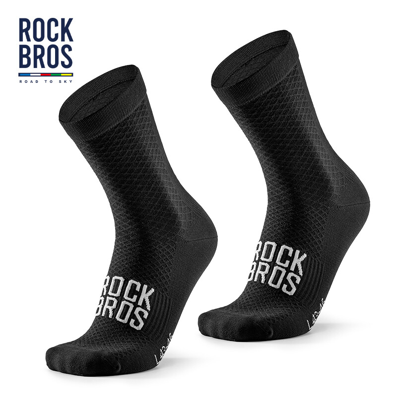 ROCKBROS Cycling Socks Breathable Wicking Athletic Compression Road to Sky Socks