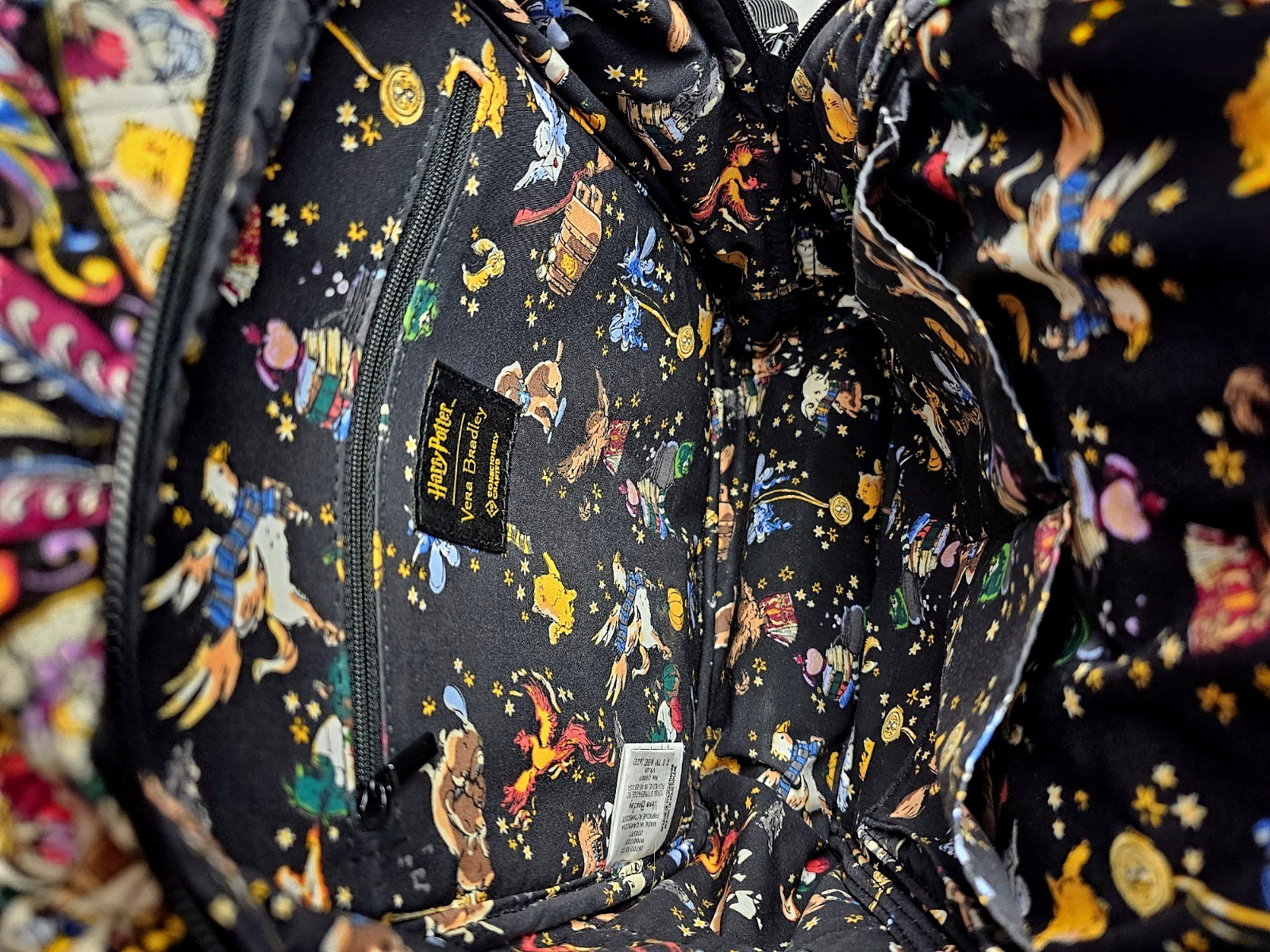 Vera Bradley Harry Potter Backpack in Cotton Friends at Hogwarts