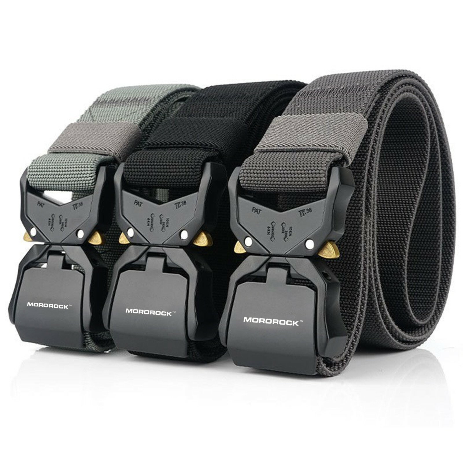 2022 Adjustable Alloy Buckle Military Tactical Belt Nylon Rigger Waistband Belt