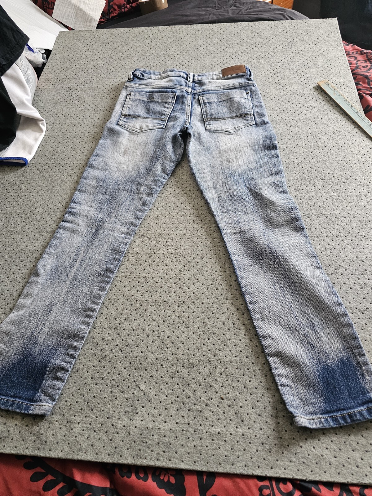 Southpole Y2K Hip Hop Jeans Size 12 Blue Stretch Moto Returns Accepted